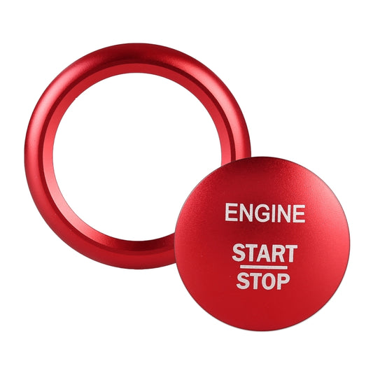 Car Engine Start Key Push Button Ring Trim Sticker Decoration for Mercedes-Benz A-Class 2013-2018 / C-Class 2015-2018 / GLA (Red) - Decoration Rings by PMC Jewellery | Online Shopping South Africa | PMC Jewellery | Buy Now Pay Later Mobicred