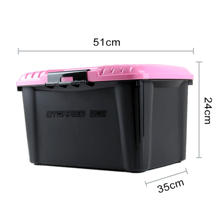 3R-2001 Car / Household Storage Box Sealed Box, Capacity: 30L (Pink) - Stowing Tidying by 3R | Online Shopping South Africa | PMC TechLife | Buy Now Pay Later Mobicred