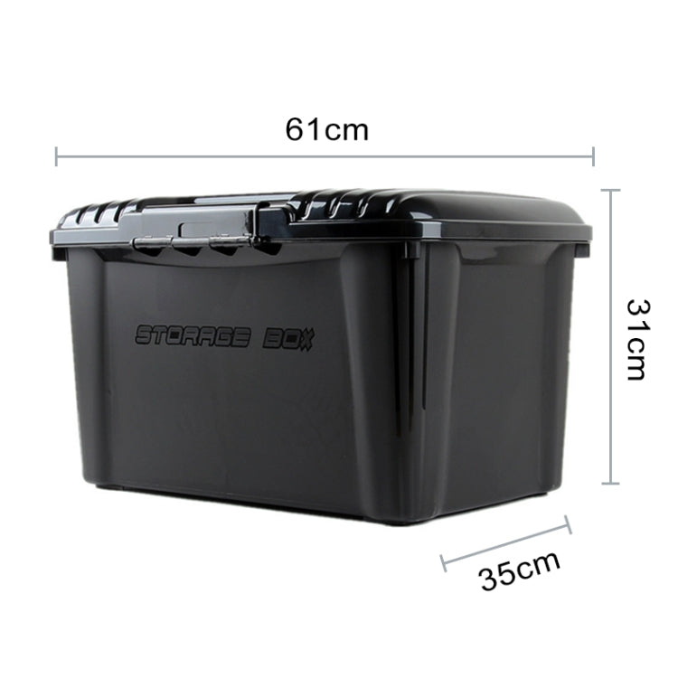 3R-2003 Car / Household Storage Box Sealed Box, Capacity: 50L(Black) - Stowing Tidying by 3R | Online Shopping South Africa | PMC Jewellery | Buy Now Pay Later Mobicred