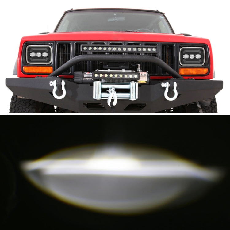 2073S 1 Pair 7 inch Car Square Headlight Work Light - Work Lights by PMC Jewellery | Online Shopping South Africa | PMC Jewellery | Buy Now Pay Later Mobicred