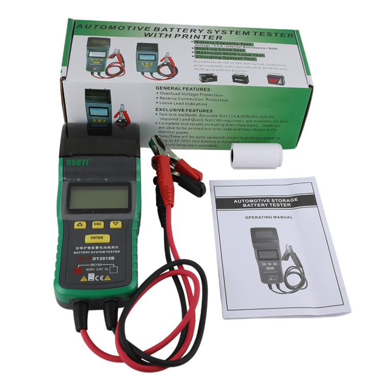 DUOYI DY2015B Car 12V Battery Tester - free shipping - PMC TechLife - Order now!