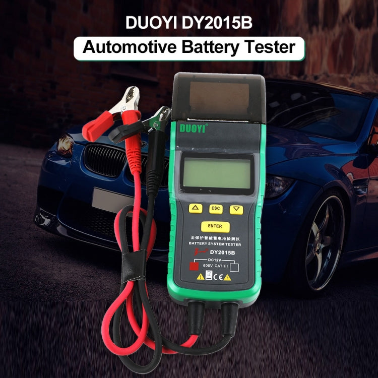 DUOYI DY2015B Car 12V Battery Tester - Electronic Test by DUOYI | Online Shopping South Africa | PMC Jewellery | Buy Now Pay Later Mobicred