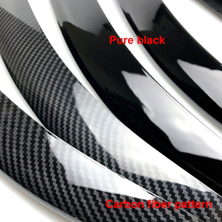 Car Front Wind Knife Decoration Sticker Strip for Mercedes-Benz C Class C180L/C260L/C300L (Carbon Fiber Black) - Decorative Strip by PMC Jewellery | Online Shopping South Africa | PMC Jewellery | Buy Now Pay Later Mobicred