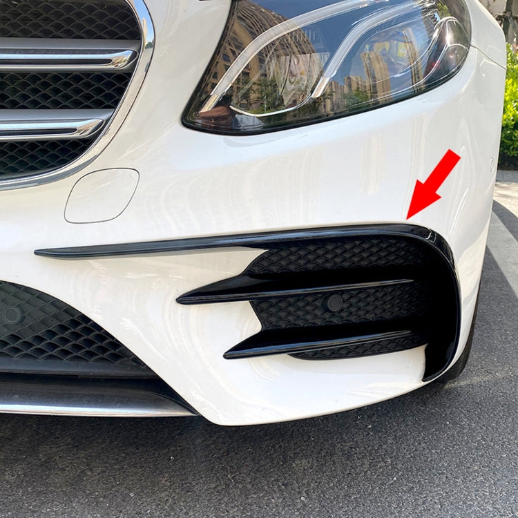 Car Front Wind Knife Decoration Sticker Strip for Mercedes-Benz E Class W213 2016-2020/E200/E260/E300 (Black) - Decorative Strip by PMC Jewellery | Online Shopping South Africa | PMC Jewellery | Buy Now Pay Later Mobicred