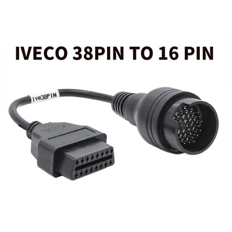 38 Pin to OBD2 Truck Cable for IVECO - Cables & Connectors by PMC TechLife | Online Shopping South Africa | PMC TechLife | Buy Now Pay Later Mobicred