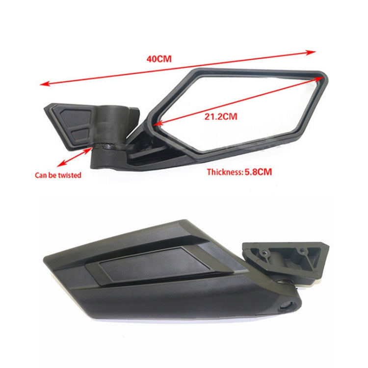 Sandy Beach Car Rearview Mirror for CAN-AM BRP UTV  MAVERICK X3 - Side Mirrors by PMC Jewellery | Online Shopping South Africa | PMC Jewellery | Buy Now Pay Later Mobicred