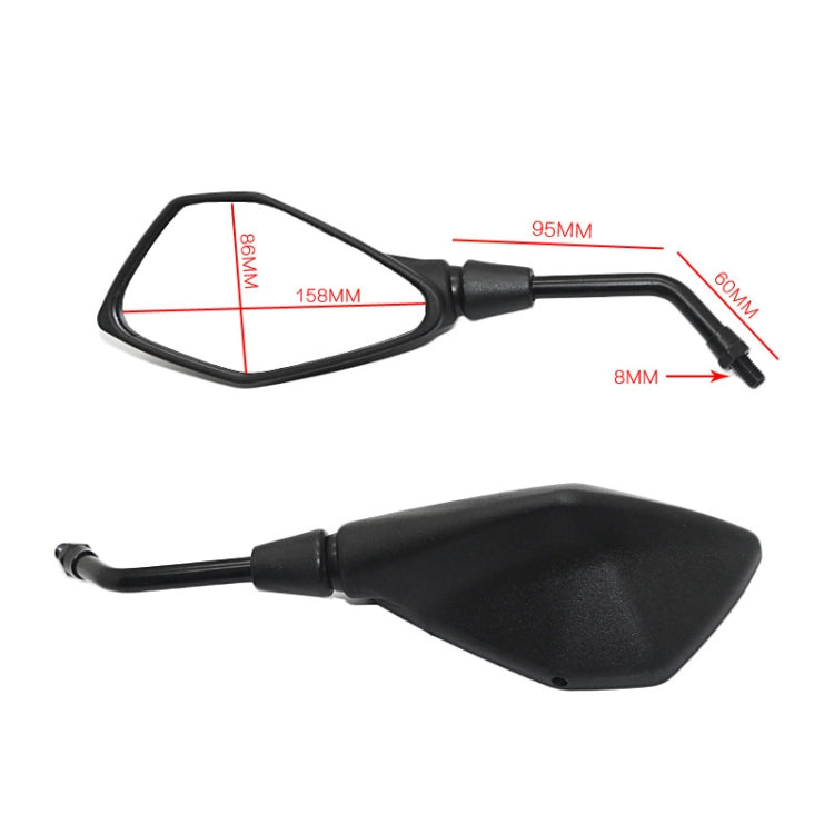 Sandy Beach Car Rearview Mirror Universal for ATV - Side Mirrors by PMC Jewellery | Online Shopping South Africa | PMC Jewellery | Buy Now Pay Later Mobicred