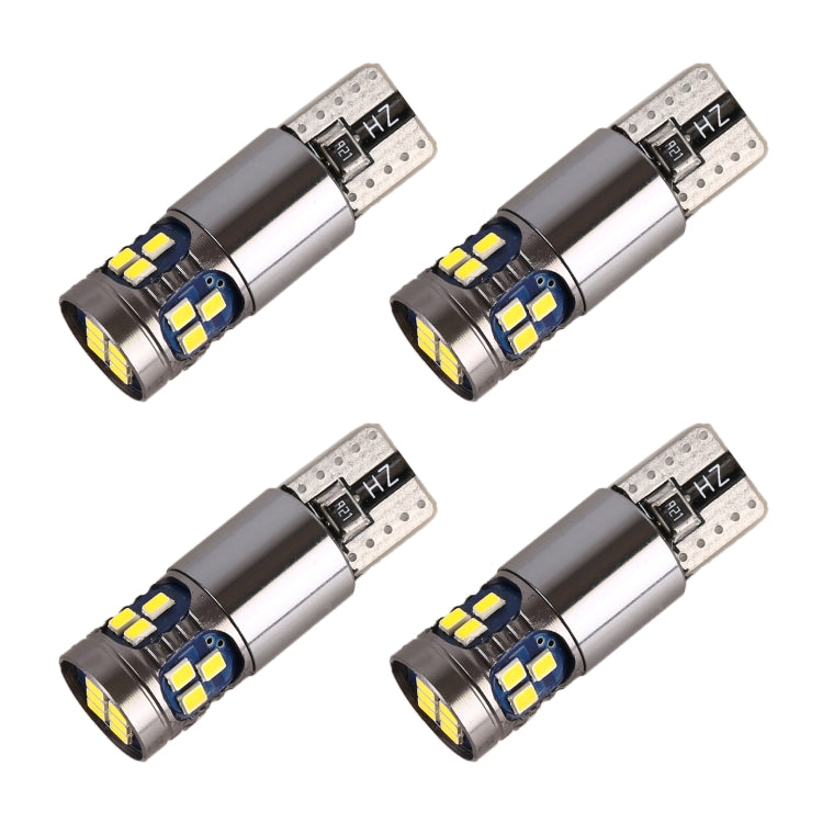 4 PCS T10 DC12V / 2.5W Car Clearance Light 18LEDs SMD-3020 Lamp Beads(White Light) - Clearance Lights by PMC Jewellery | Online Shopping South Africa | PMC Jewellery | Buy Now Pay Later Mobicred