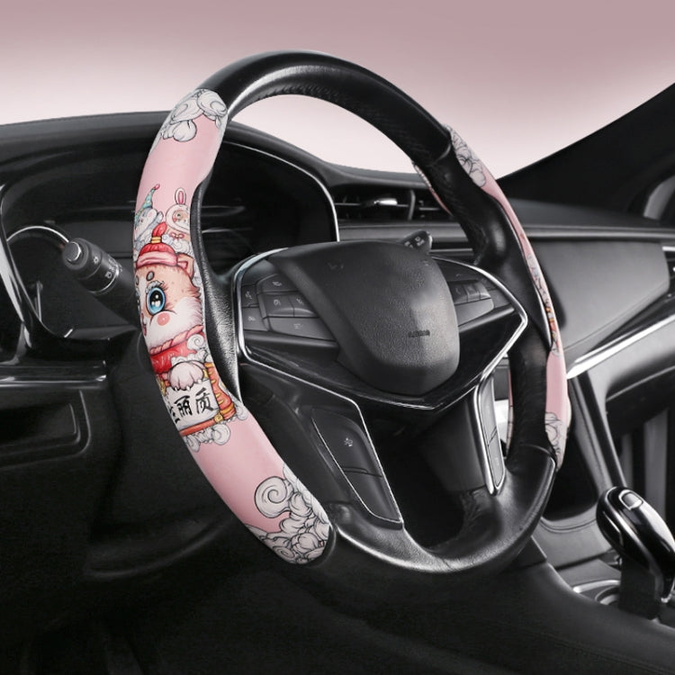 Car Universal China-Chic Relief Steering Wheel Cover (A Born Beauty) - Steering Wheel Accessories by PMC TechLife | Online Shopping South Africa | PMC TechLife | Buy Now Pay Later Mobicred