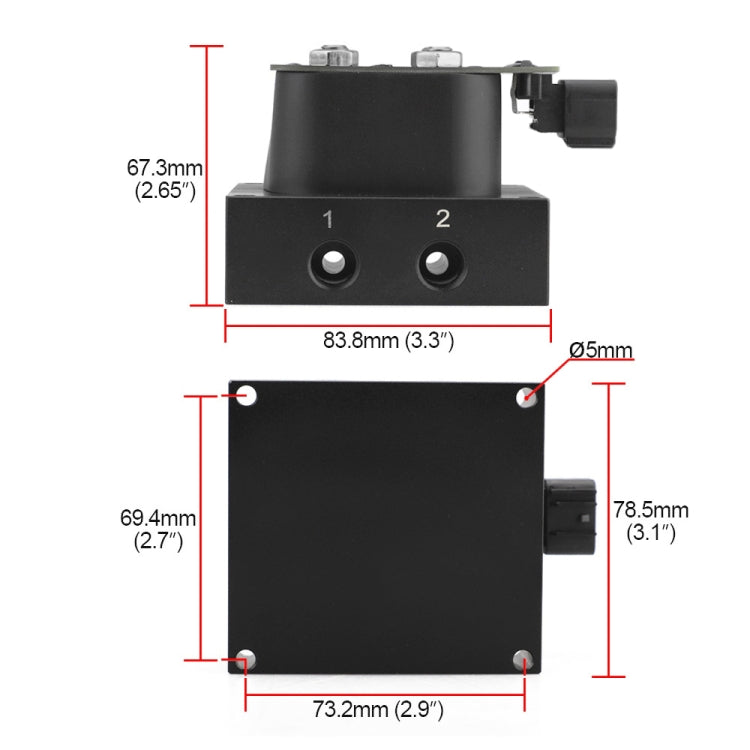 Car Air Suspension System Shock-absorbing Four-position Solenoid Valve Chassis - Power Cushion by PMC Jewellery | Online Shopping South Africa | PMC Jewellery | Buy Now Pay Later Mobicred