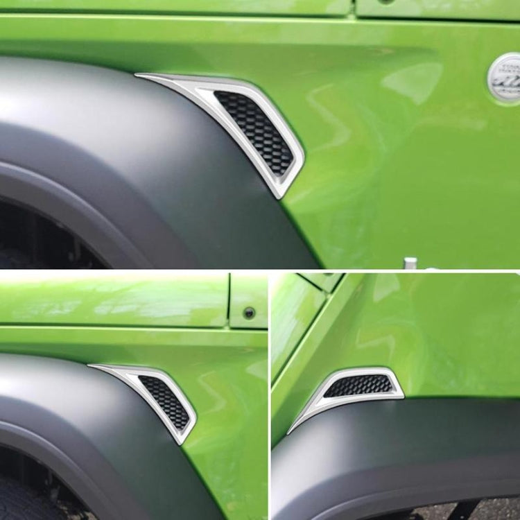 Car Fender Side Air Outlet Decorative Panel for Jeep Wrangler JL 2018-2020 (Pink) - free shipping - PMC TechLife - Order now!