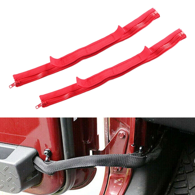 Car Long Door Limit Braided Rope Strap for Jeep Wrangler (Red) - Other Tools by PMC TechLife | Online Shopping South Africa | PMC TechLife | Buy Now Pay Later Mobicred