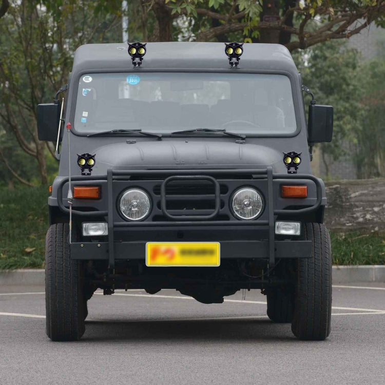 CS-1584A1 External Waterproof Double Lamp Bead LED Headlight Owl Bracket Type - LED Headlamps by PMC TechLife | Online Shopping South Africa | PMC TechLife | Buy Now Pay Later Mobicred