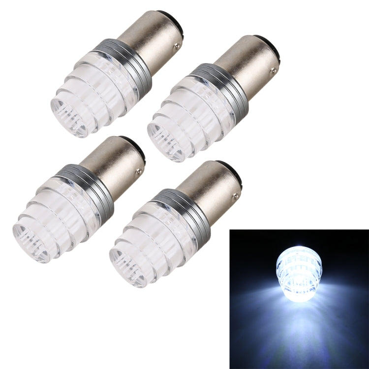 4 in 1 1157 DC12V 0.6W 9LEDs SMD-3528 Car Brake Light (White Light) - Brake Lights by PMC TechLife | Online Shopping South Africa | PMC TechLife | Buy Now Pay Later Mobicred