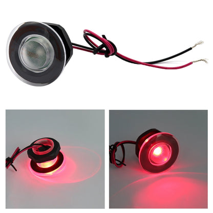 RV / Yacht Walkway Light LED Round Light DC12V (Red Light) - Dome Lights by PMC Jewellery | Online Shopping South Africa | PMC Jewellery | Buy Now Pay Later Mobicred