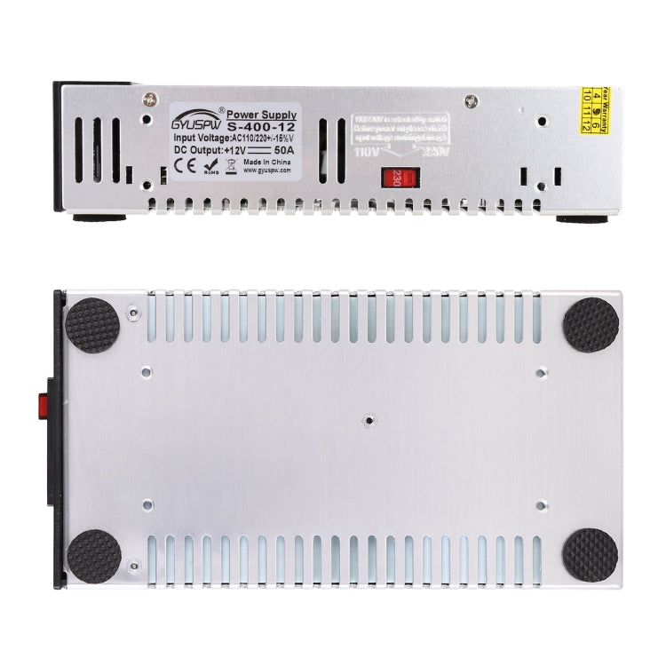 S-400-12 DC12V 400W 33.3A DIY Regulated DC Switching Power Supply Power Step-down Transformer with Clip, EU Plug - Step-down Transformer by PMC TechLife | Online Shopping South Africa | PMC TechLife | Buy Now Pay Later Mobicred