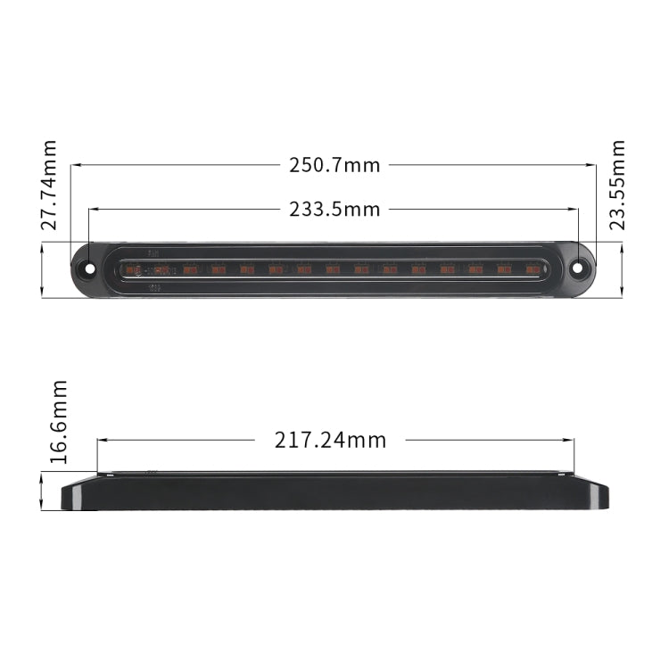 MK-013 Spotlight Dynamic Car Tail Light Signal Lamp Indicator Strobe Flashing Warning Light 12-24V - Clearance Lights by PMC TechLife | Online Shopping South Africa | PMC TechLife | Buy Now Pay Later Mobicred