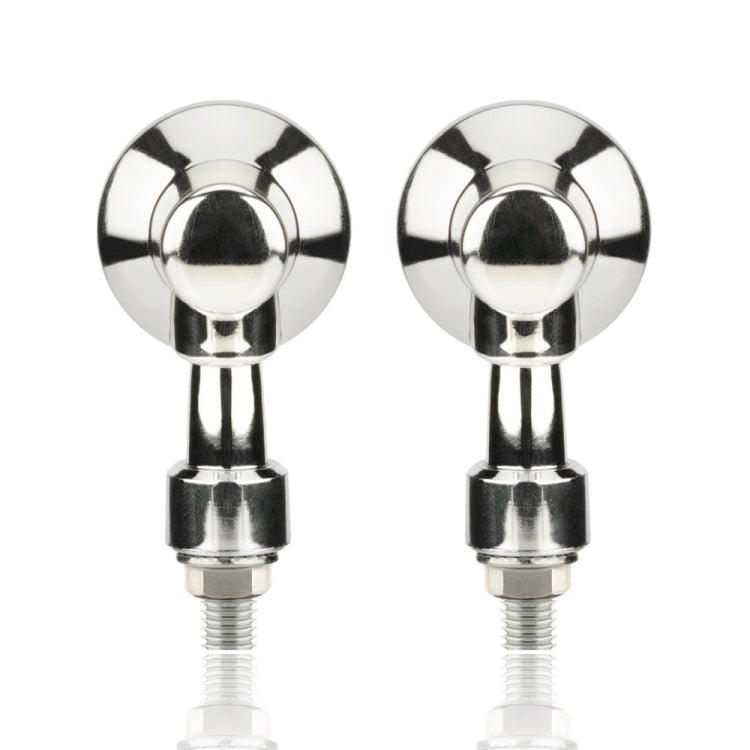 2 PCS PE-ZS101 Motorcycle Turn Signal Light (Silver) - Turn Signal by PMC TechLife | Online Shopping South Africa | PMC TechLife