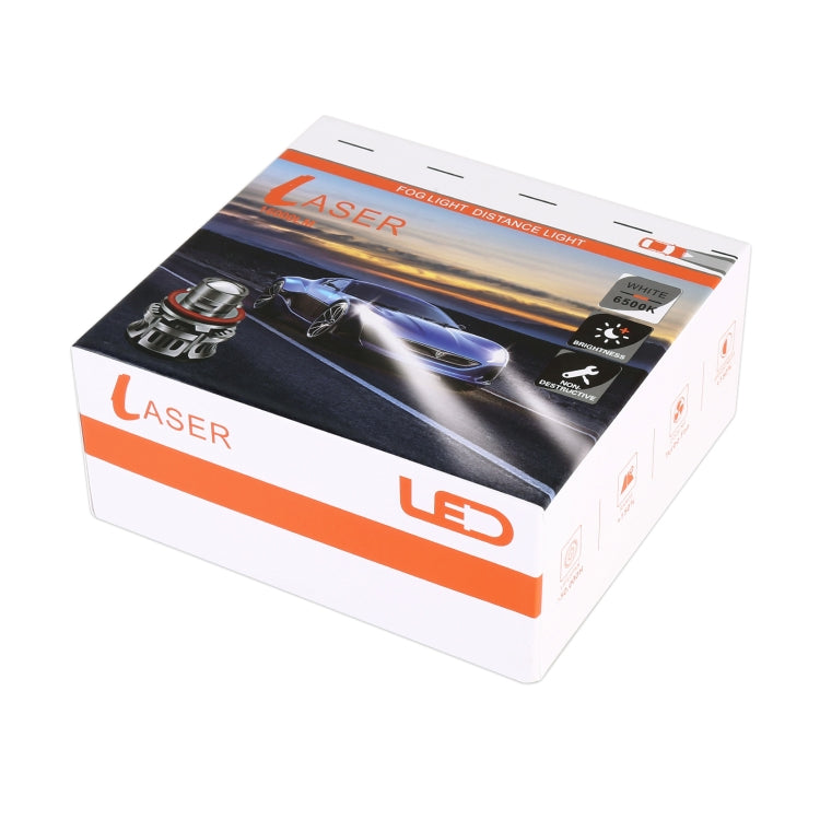 1 Pair H11 27W / DC12V Car Aluminum Alloy LED Headlight (Blue Light) - LED Headlamps by PMC TechLife | Online Shopping South Africa | PMC TechLife | Buy Now Pay Later Mobicred