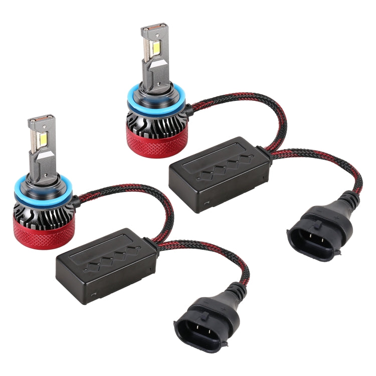 1 Pair H8 DC12V 65W 6000K 6500LM LED Car Headlights - Work Lights by PMC Jewellery | Online Shopping South Africa | PMC Jewellery | Buy Now Pay Later Mobicred