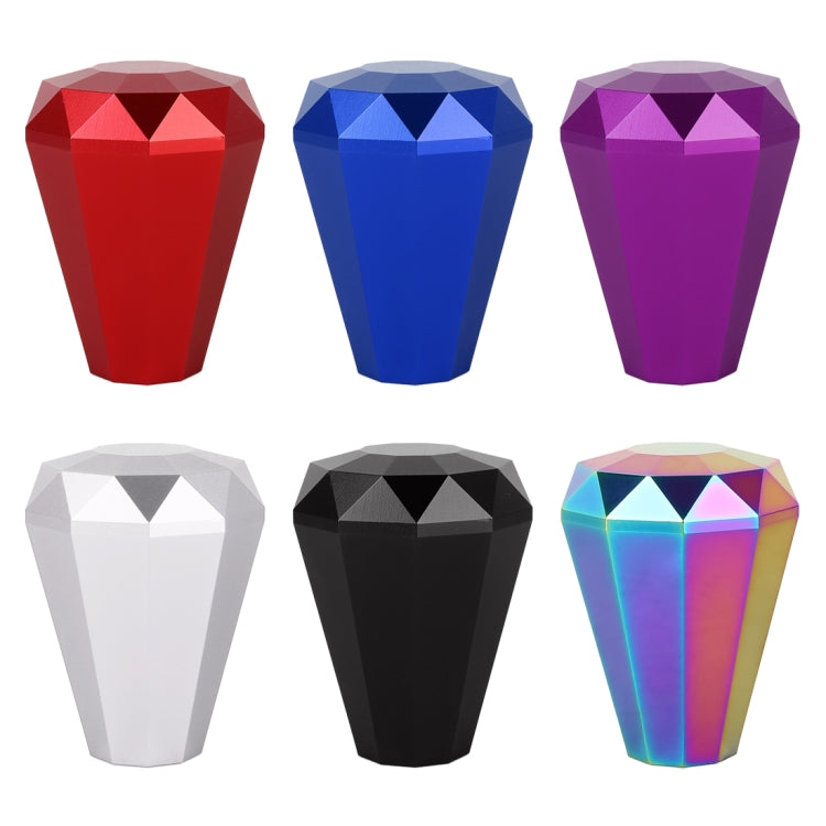 Universal Car Diamond Shape Metal Gear Shift Knob (Purple) - Shift Knob by PMC TechLife | Online Shopping South Africa | PMC TechLife | Buy Now Pay Later Mobicred