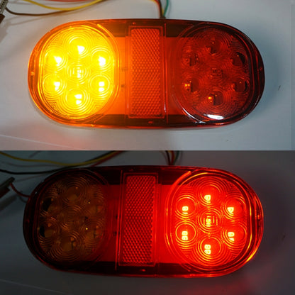 2 PCS 12-24V 14LED Car Oval Tail Light Side Lamp - Warning Lights by PMC Jewellery | Online Shopping South Africa | PMC Jewellery | Buy Now Pay Later Mobicred