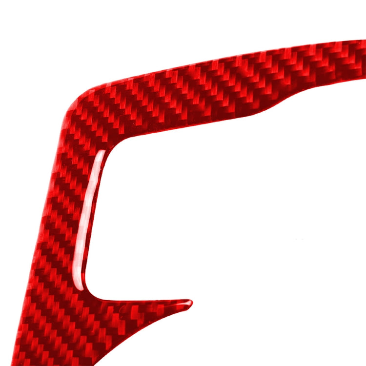 5 in 1 Car Carbon Fiber Gear Water Cup Holder Panel Decorative Sticker for Nissan 370Z / Z34 2009-, Right Drive (Red) - Car Interior Mouldings by PMC Jewellery | Online Shopping South Africa | PMC Jewellery | Buy Now Pay Later Mobicred