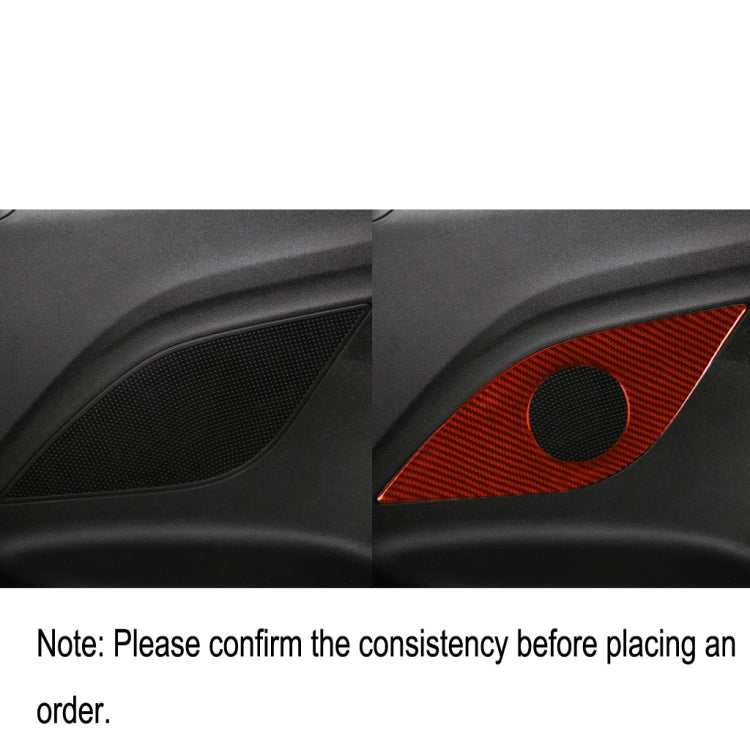 Car Carbon Fiber Rear Horn Decorative Sticker for Chevrolet Camaro 2017-2019, Left and Right Drive Universal (Red) - Car Interior Mouldings by PMC Jewellery | Online Shopping South Africa | PMC Jewellery | Buy Now Pay Later Mobicred