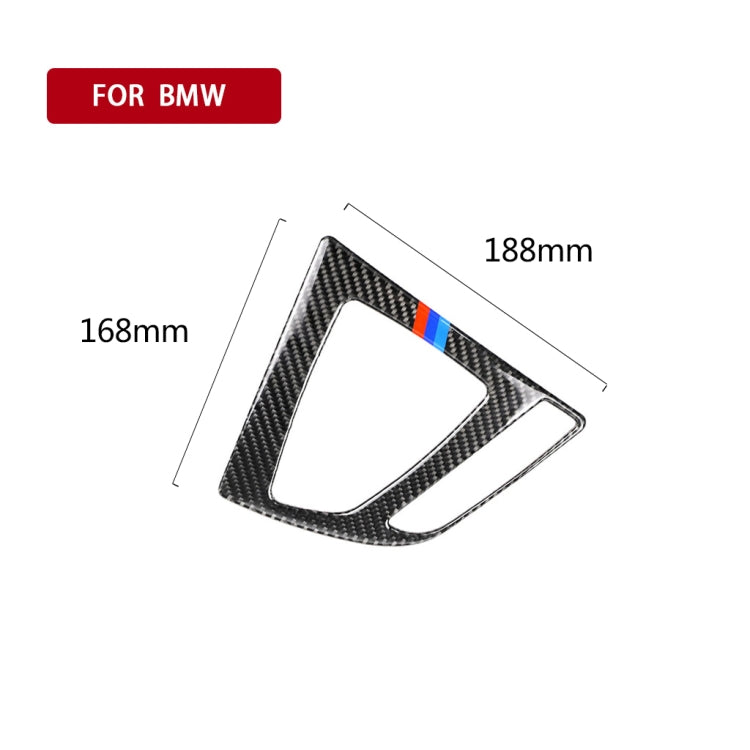 Three Color Carbon Fiber Car Gear Panel Decorative Sticker for BMW (F30) 2013-2017 / (F34) 2013-2017,Right Drive - Car Interior Mouldings by PMC Jewellery | Online Shopping South Africa | PMC Jewellery | Buy Now Pay Later Mobicred