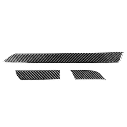 3 PCS / Set Carbon Fiber Car Center Console Decorative Sticker for Toyota Tundra 2014-2018, Left Driving - Car Interior Mouldings by PMC Jewellery | Online Shopping South Africa | PMC Jewellery | Buy Now Pay Later Mobicred