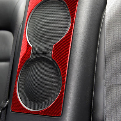 Carbon Fiber Car Rear Seat Speaker Decorative Sticker for Nissan GTR R35 2008-2016, Left and Right Driving Universal (Red) - Car Interior Mouldings by PMC Jewellery | Online Shopping South Africa | PMC Jewellery | Buy Now Pay Later Mobicred