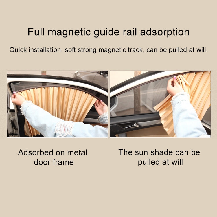 4 in 1 Car Auto Sunshade Curtains Windshield Cover Set (Silver) - Aluminum Film PEVA by PMC TechLife | Online Shopping South Africa | PMC TechLife | Buy Now Pay Later Mobicred