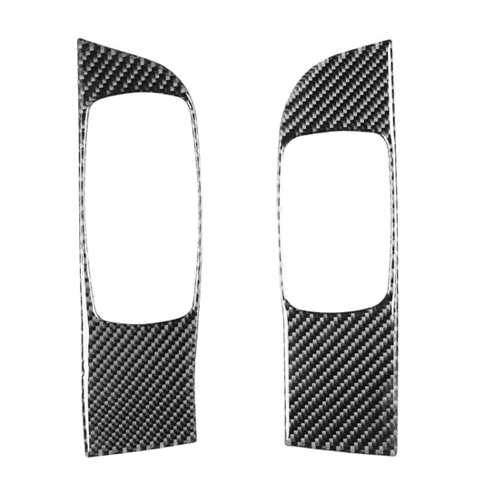 Carbon Fiber Car Window Lift Panel Decorative Sticker for Dodge Challenger 2015 to Now, Left Driving - Car Interior Mouldings by PMC Jewellery | Online Shopping South Africa | PMC Jewellery | Buy Now Pay Later Mobicred