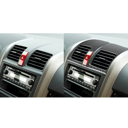 3 PCS / Set Carbon Fiber Car Central Control Air Outlet Panel Decorative Sticker for Honda CRV 2007-2011,Left and Right Drive Universal - Car Interior Mouldings by PMC Jewellery | Online Shopping South Africa | PMC Jewellery | Buy Now Pay Later Mobicred