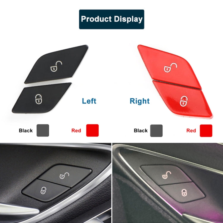 For Mercedes-Benz E-Class 2016-2021 Left Driving Car Right Side Door Lock Switch Buttons 2059055251(Black) - Car Switches by PMC TechLife | Online Shopping South Africa | PMC TechLife | Buy Now Pay Later Mobicred