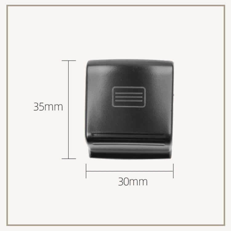 For Mercedes-Benz W221 2006-2013 Left Driving Car Sunroof Switch Button Dome Light Button(Black) - Car Switches by PMC Jewellery | Online Shopping South Africa | PMC Jewellery