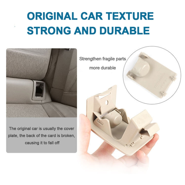 For Toyota Camry 2017- Car Rear Child ISOFIX Switch Seat Safety Cover Assembly 2059200513 (Beige) - Seat Belts & Padding by PMC Jewellery | Online Shopping South Africa | PMC Jewellery | Buy Now Pay Later Mobicred