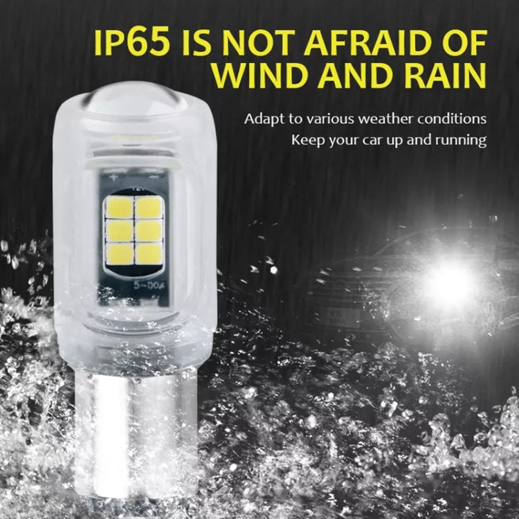 2pcs 1156 DC12V / 2.16W / 0.18A / 480LM Car LED Turn Signal Light(Yellow Light) - Arrow Turn Lights by PMC TechLife | Online Shopping South Africa | PMC TechLife | Buy Now Pay Later Mobicred