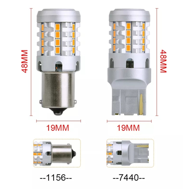 2pcs 1156 IC12-28V / 16.68W / 1.39A Car 3020EMC-26 Constant Current Wide Voltage Turn Signal Light (White Light) - Arrow Turn Lights by PMC Jewellery | Online Shopping South Africa | PMC Jewellery | Buy Now Pay Later Mobicred