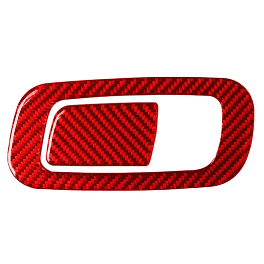 Car Carbon Fiber Storage Box Switch Frame Decorative Sticker for Honda Tenth Generation Civic 2016-2019, Left Drive (Red) - Car Interior Mouldings by PMC Jewellery | Online Shopping South Africa | PMC Jewellery | Buy Now Pay Later Mobicred