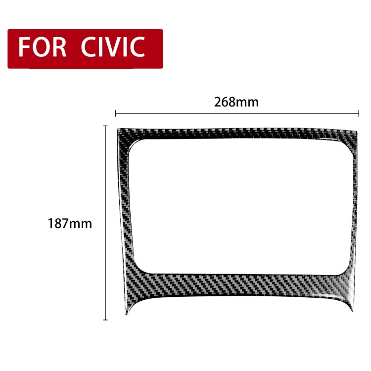 Car Carbon Fiber Big Storage Box Decorative Sticker for Honda Civic 8th Generation 2006-2011, Left Drive - Car Interior Mouldings by PMC Jewellery | Online Shopping South Africa | PMC Jewellery | Buy Now Pay Later Mobicred