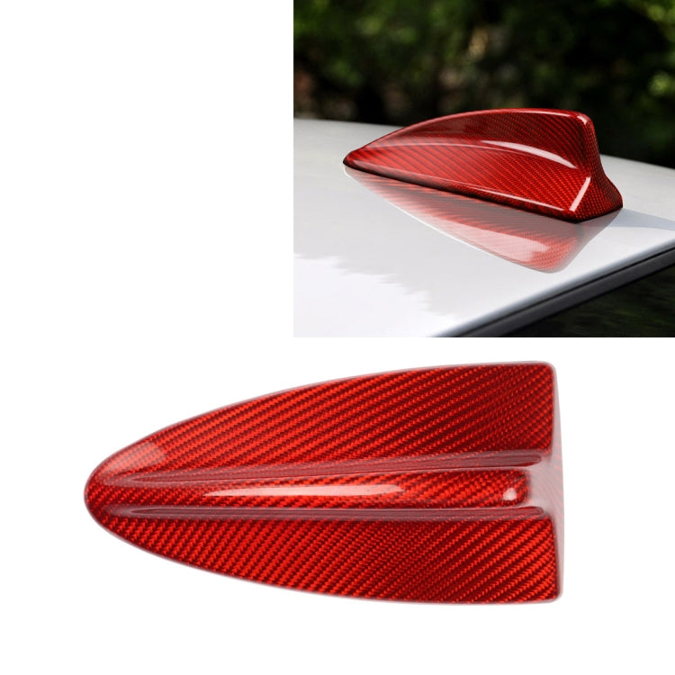 Car Carbon Fiber Antenna Decorative Cover for BMW E90, C Style (Red) - Aerials by PMC TechLife | Online Shopping South Africa | PMC TechLife | Buy Now Pay Later Mobicred