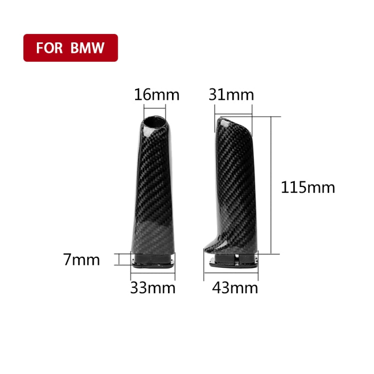 Car Carbon Fiber Handbrake Decorative Sticker for BMW, Right Drive - Car Interior Mouldings by PMC Jewellery | Online Shopping South Africa | PMC Jewellery | Buy Now Pay Later Mobicred