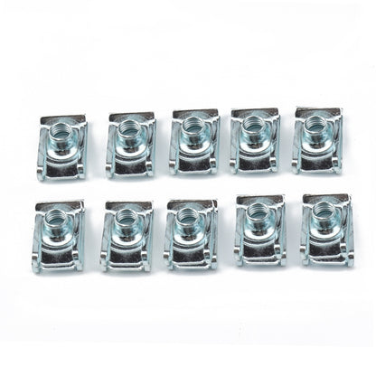 60 PCS B Nut Kit Spire Clips M8 Zinc Speed Fasteners Lug Nuts - Nuts & Bolts by PMC Jewellery | Online Shopping South Africa | PMC Jewellery | Buy Now Pay Later Mobicred