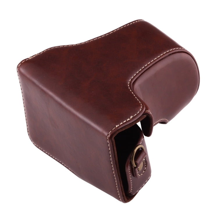 Full Body Camera PU Leather Case Bag with Strap for Canon EOS M10(Coffee) - free shipping - PMC TechLife - Order now!