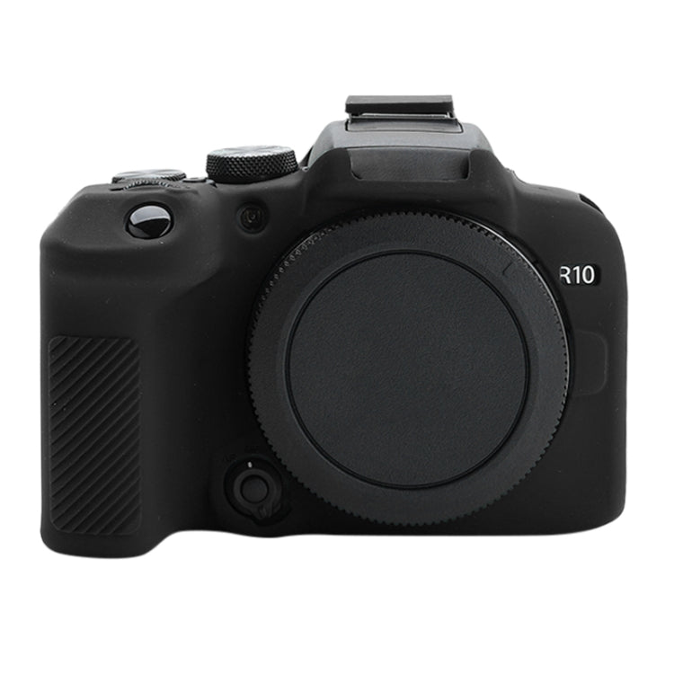 For Canon EOS R10 Soft Silicone Protective Case (Black) - Protective Case by PMC TechLife | Online Shopping South Africa | PMC TechLife | Buy Now Pay Later Mobicred