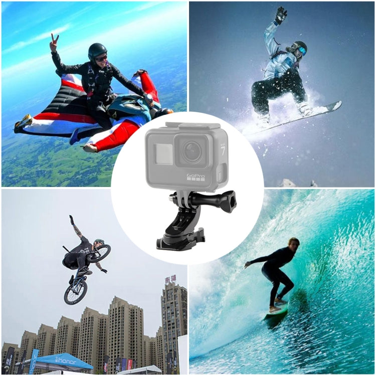 GP451 360-degree Rotating J-type Base for GoPro Hero12 Black / Hero11 /10 /9 /8 /7 /6 /5, Insta360 Ace / Ace Pro, DJI Osmo Action 4 and Other Action Cameras - Connection Mount by PMC Jewellery | Online Shopping South Africa | PMC Jewellery | Buy Now Pay Later Mobicred