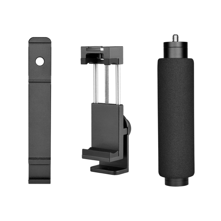 YELANGU PC08 YLG0117A Handheld Grip Holder Bracket with Mobile Phone Metal Clamp (Black) - free shipping - PMC TechLife - Order now!