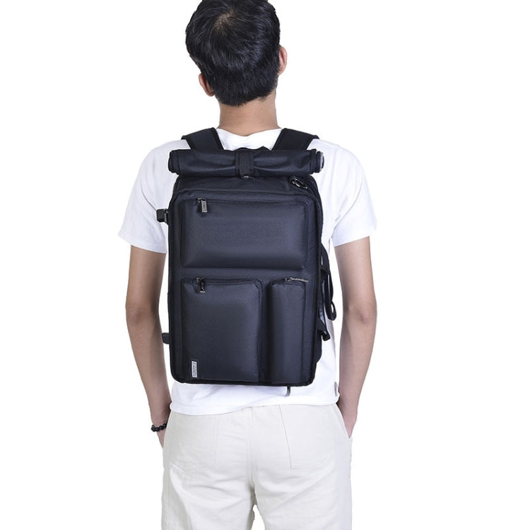 CADEN D28 Portable Multifunctional Single and Double Shoulder Camera Bag With Strap(Black) - free shipping - PMC TechLife - Order now!