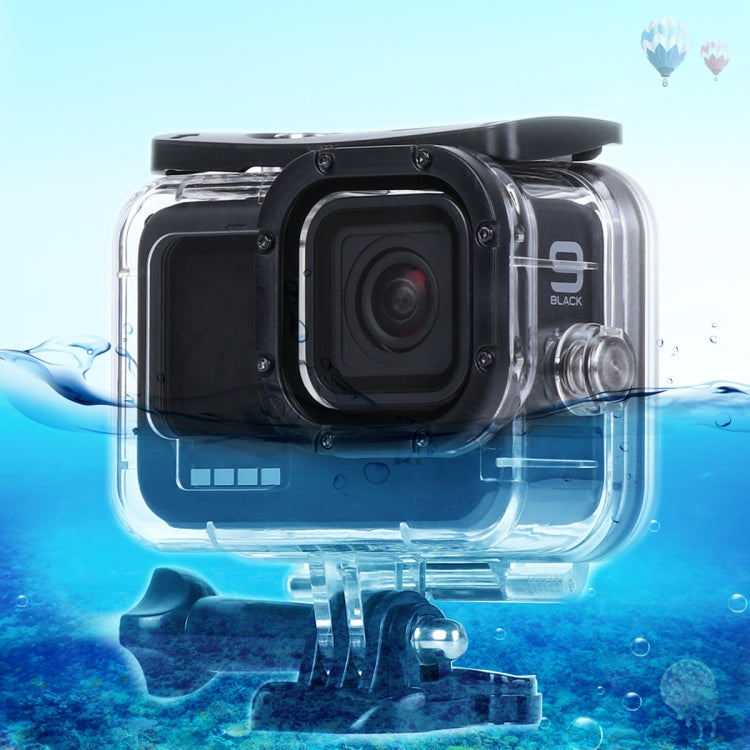 45m Waterproof Housing Protective Case with Buckle Basic Mount & Screw For GoPro HERO10 Black / HERO9 Black - Waterproof Cases by PMC TechLife | Online Shopping South Africa | PMC TechLife | Buy Now Pay Later Mobicred